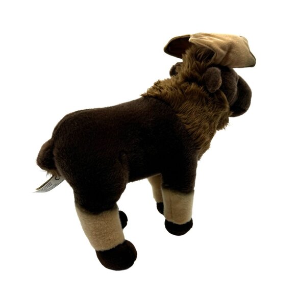 Aurora Miyoni Moose Plush Toy Cute & Cuddly Realistic Stuffed Animal - 15" Tall - Picture 7 of 14